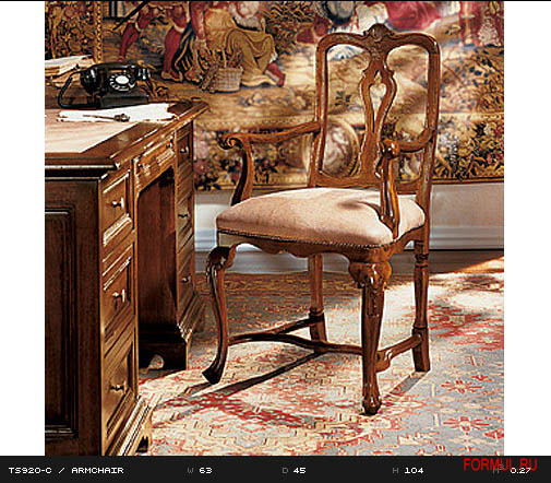 Кресло Castellan Art. TS920-C ARMCHAIR